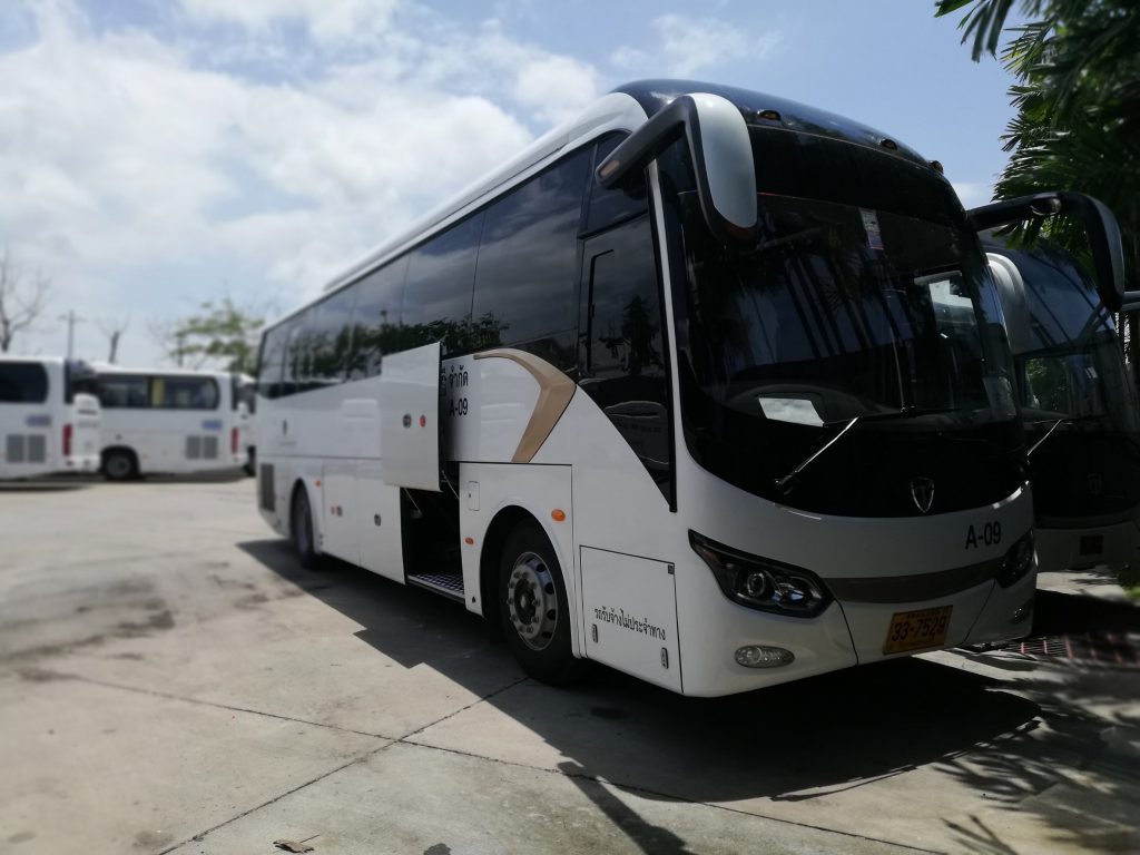 bus service with driver Thailand